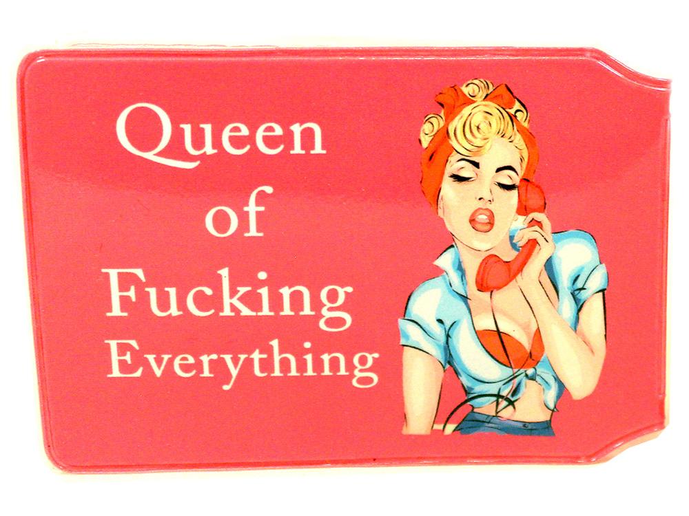 Queen of Fucking Everything Wallet One Half