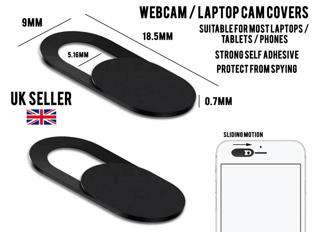 Webcam Cover with dimensions