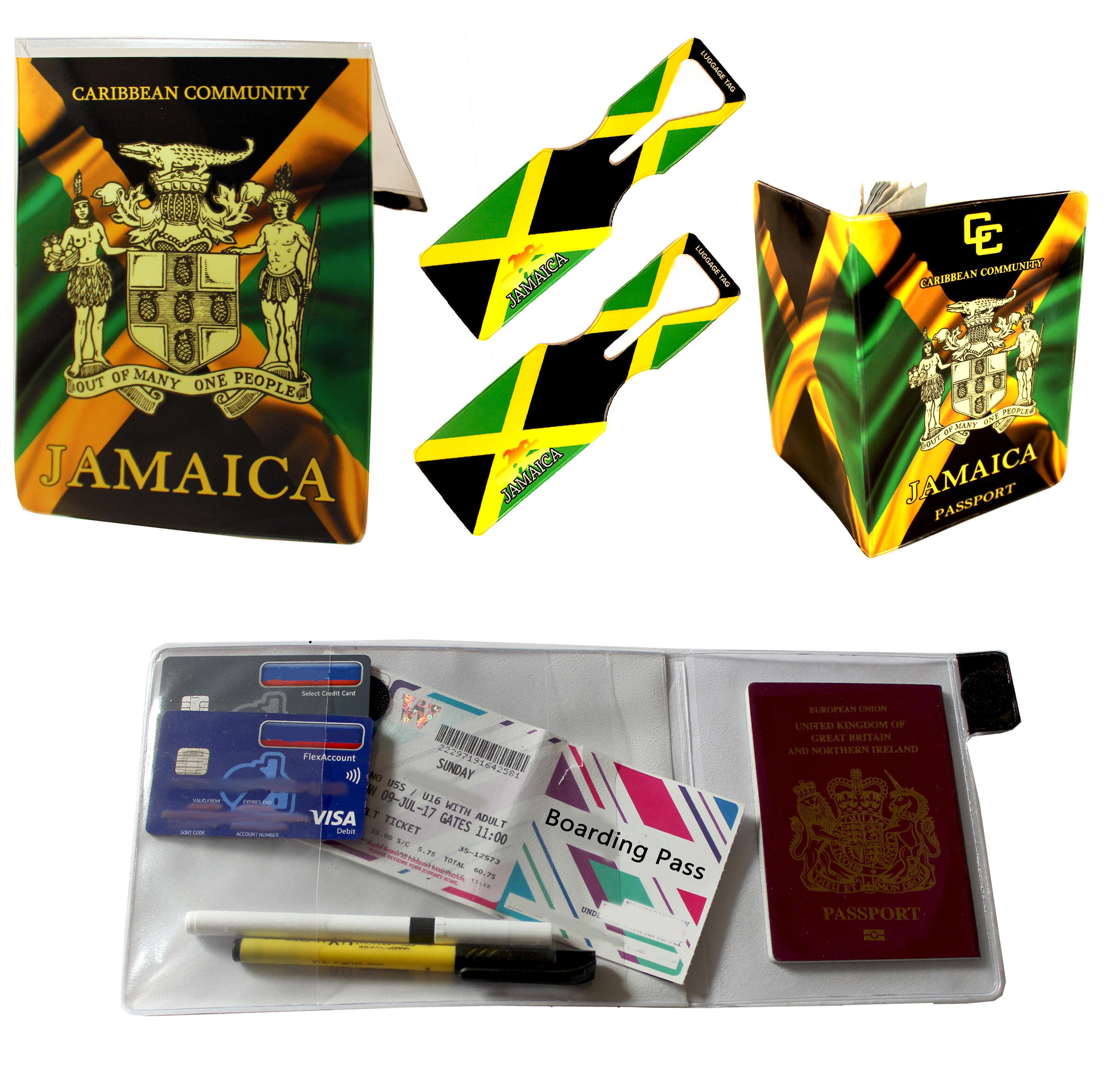 Jamaica Travel Document Holder Trio Set