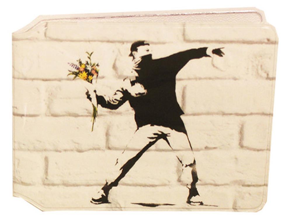 Banksy Flower Thrower Wallet other half