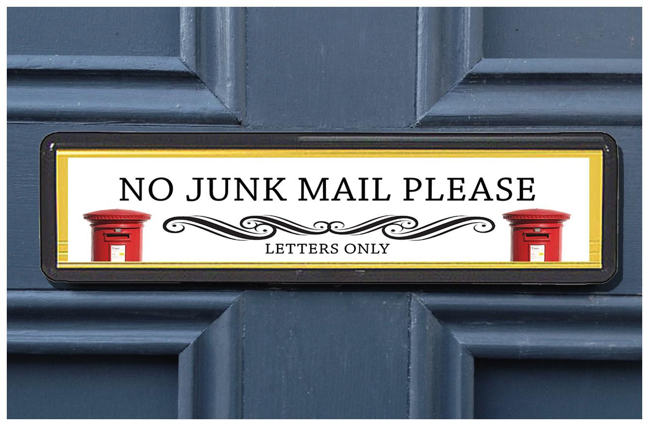 Letterbox Junk Mail sticker