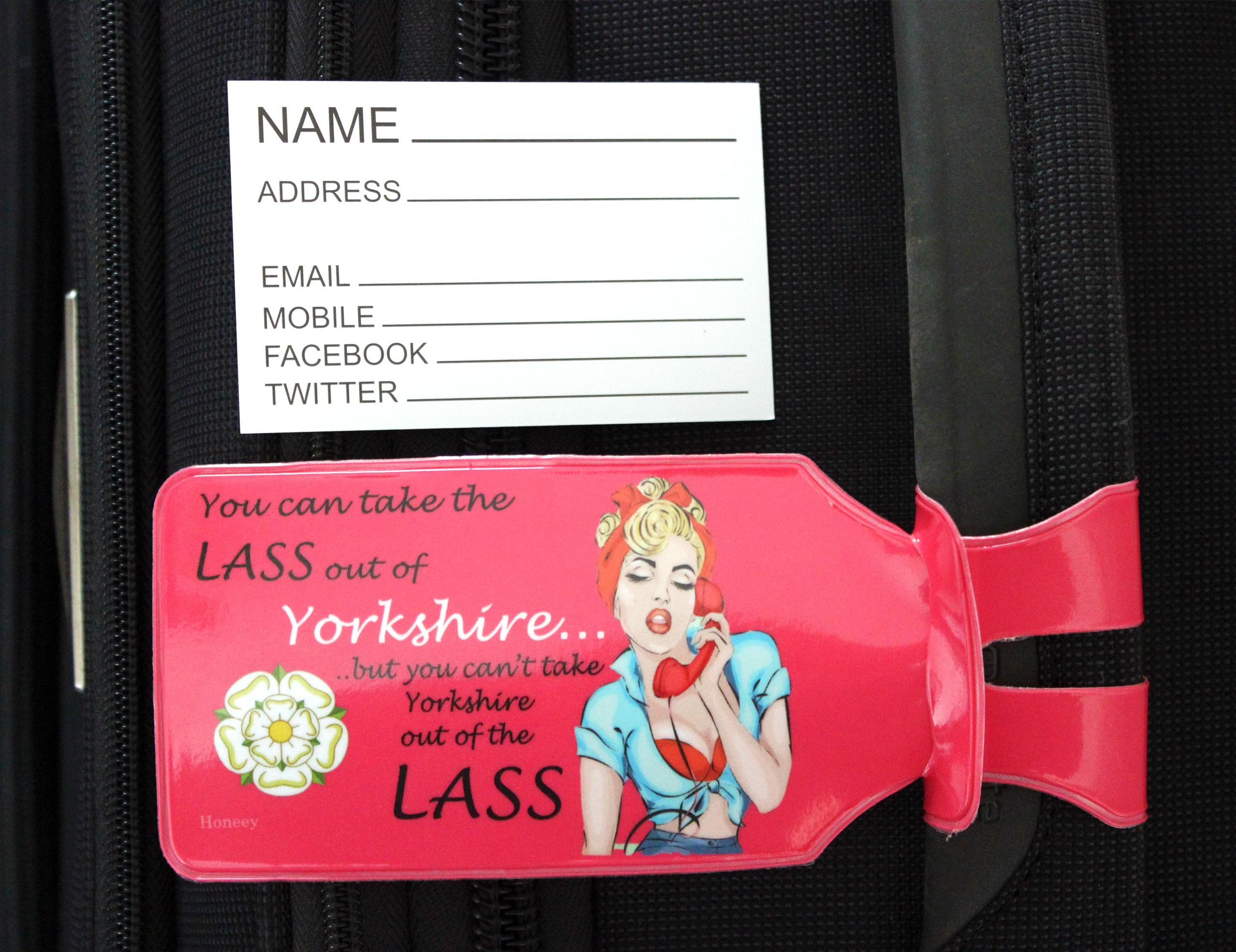 Yorkshire Lass Oneloop Luggage Tag