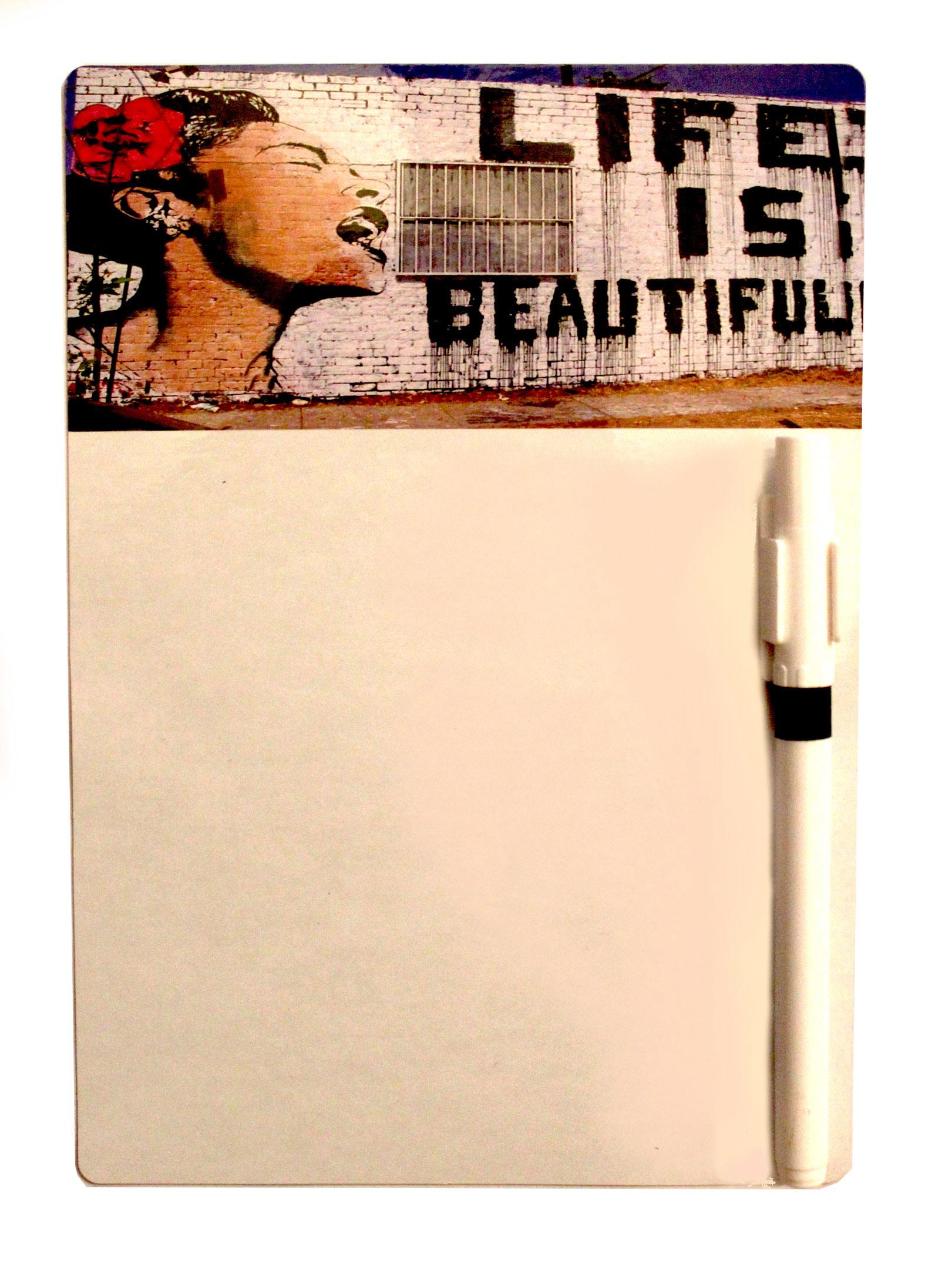 Life Is Beautiful Magnetic Reminder Memo board