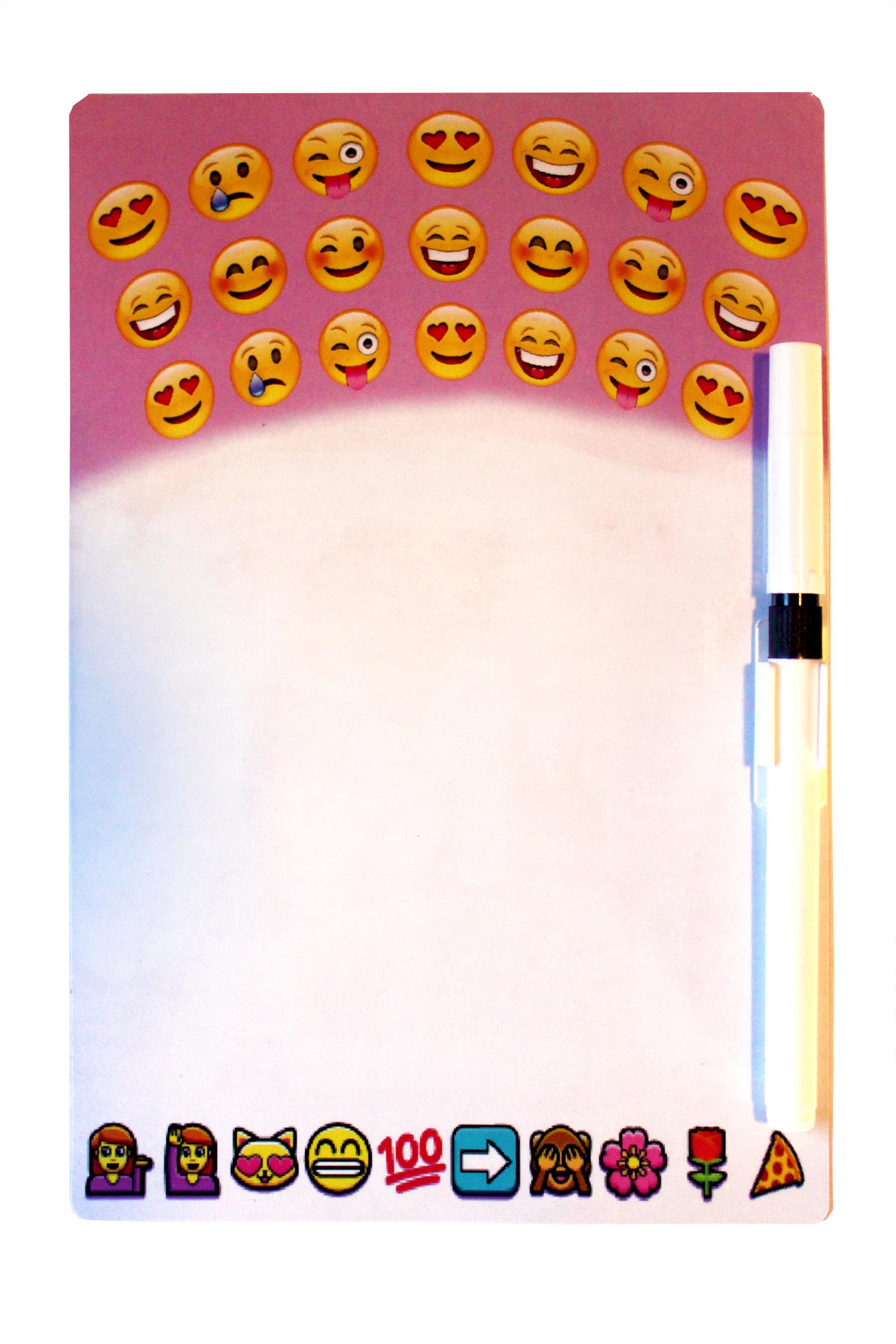 Pink Emoji Magnetic Reminder Memo board