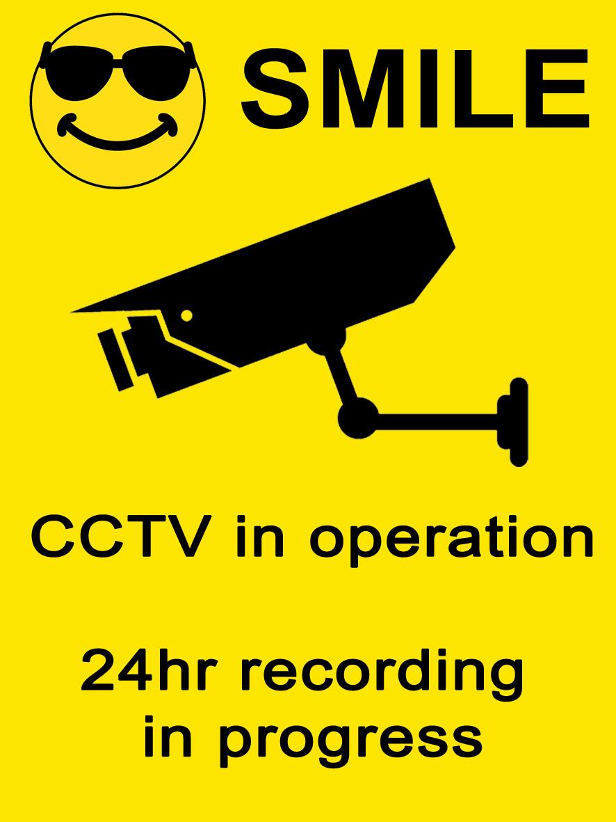 CCTV Sticker