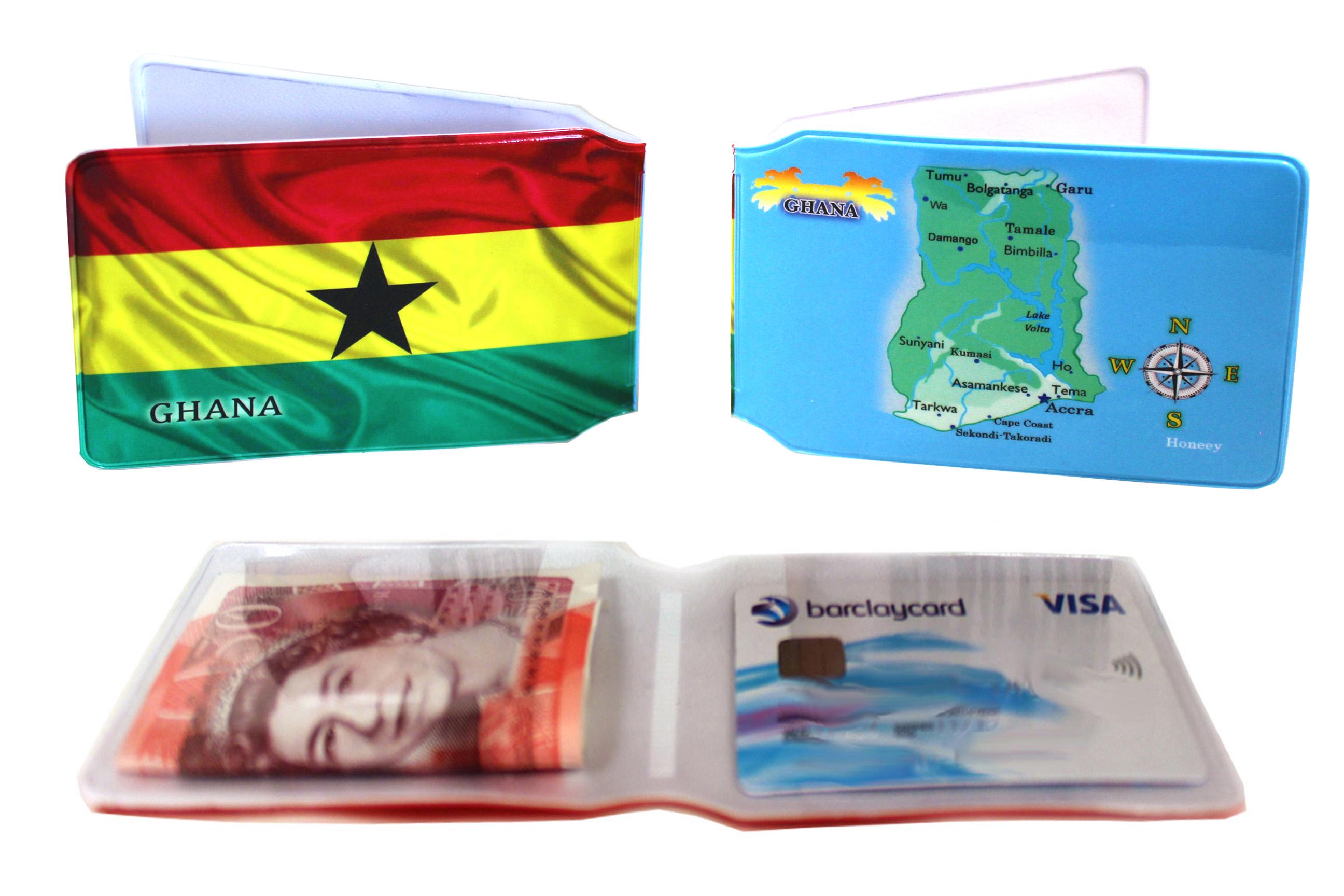 Ghana wallet both sides