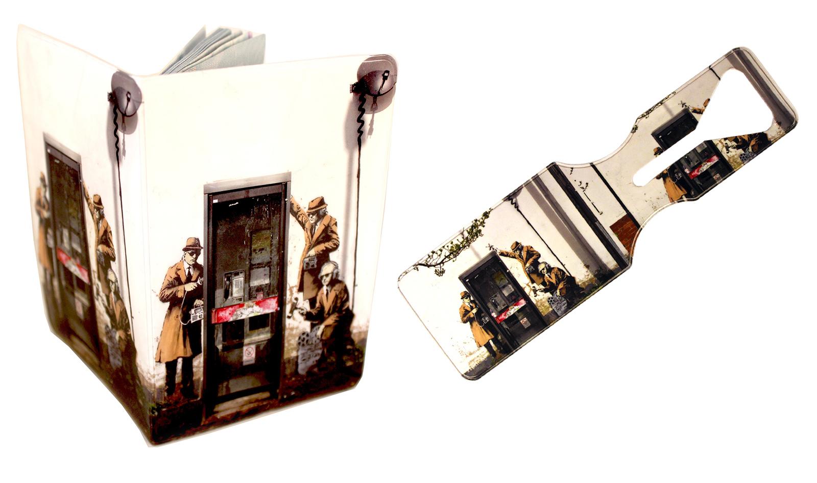 Banksy Spy Passport Cover and Luggage Tag Set