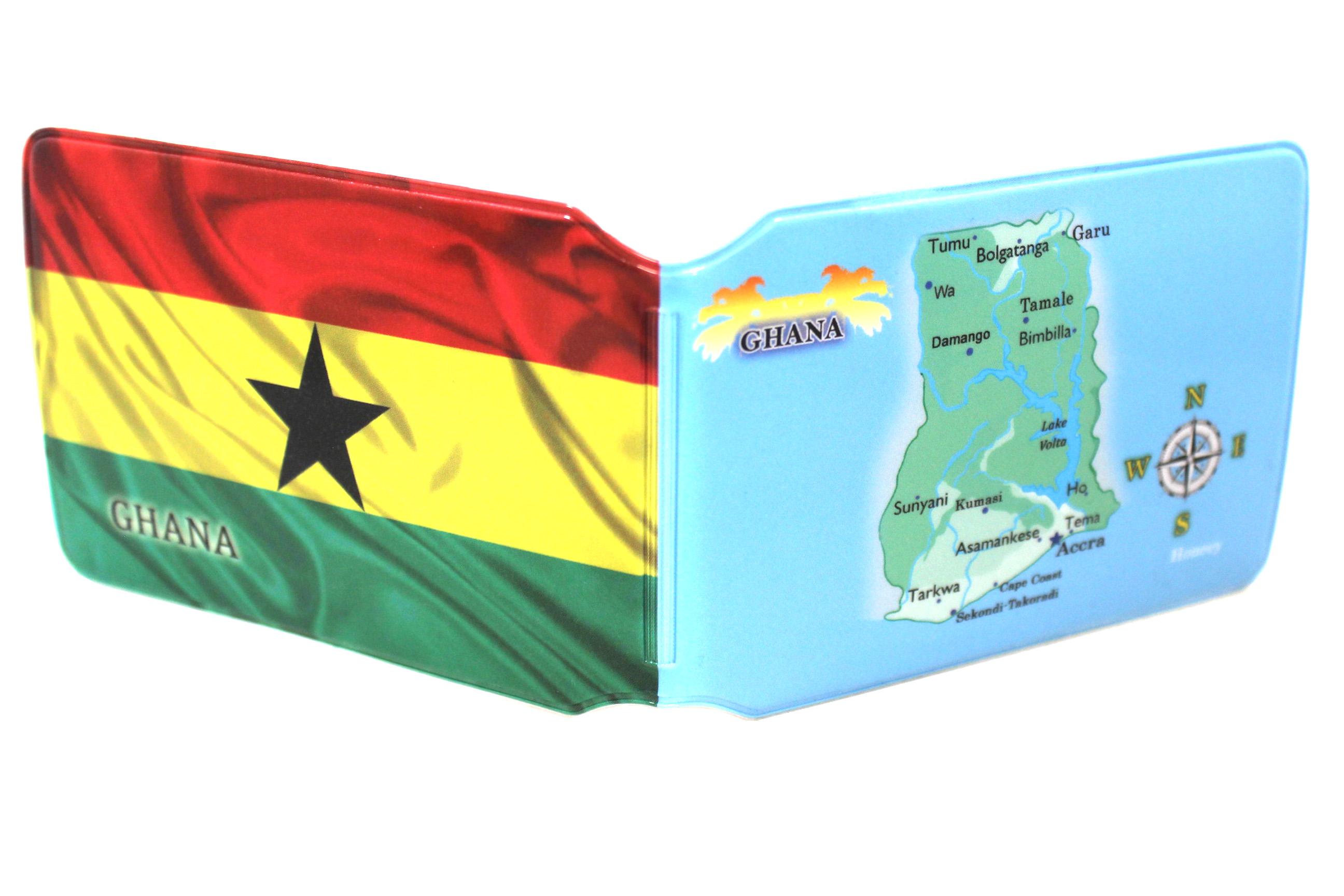 Ghana wallet open fold