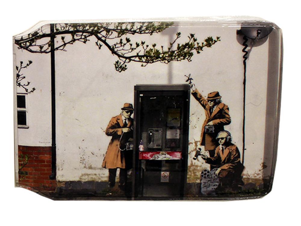 Banksy Spy Wallet One Half