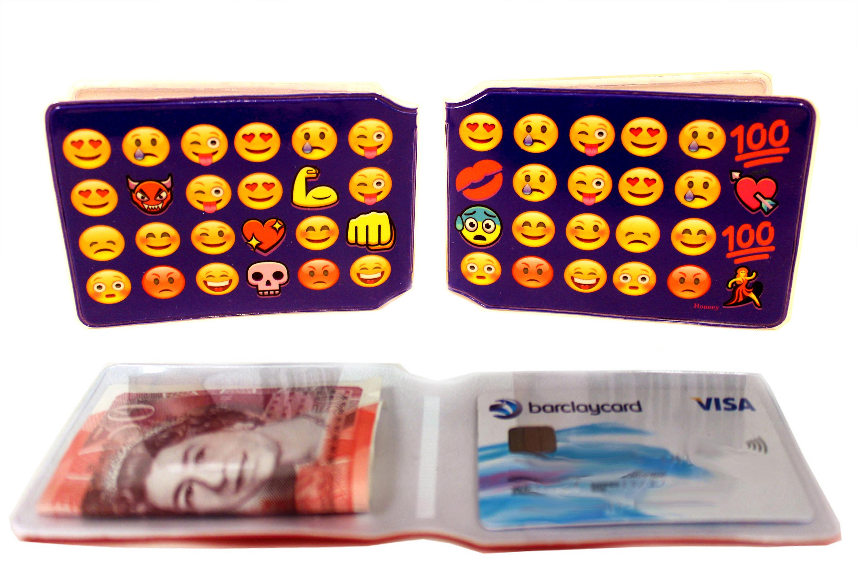 Blue Emoji Wallet