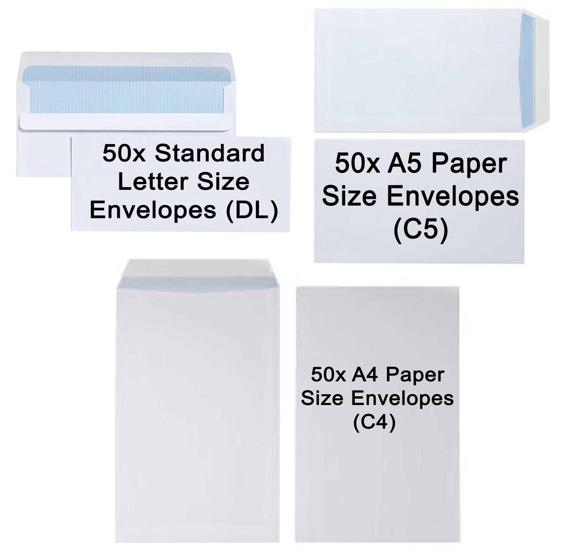Mixed Envelopes DL C5 C4 50 each
