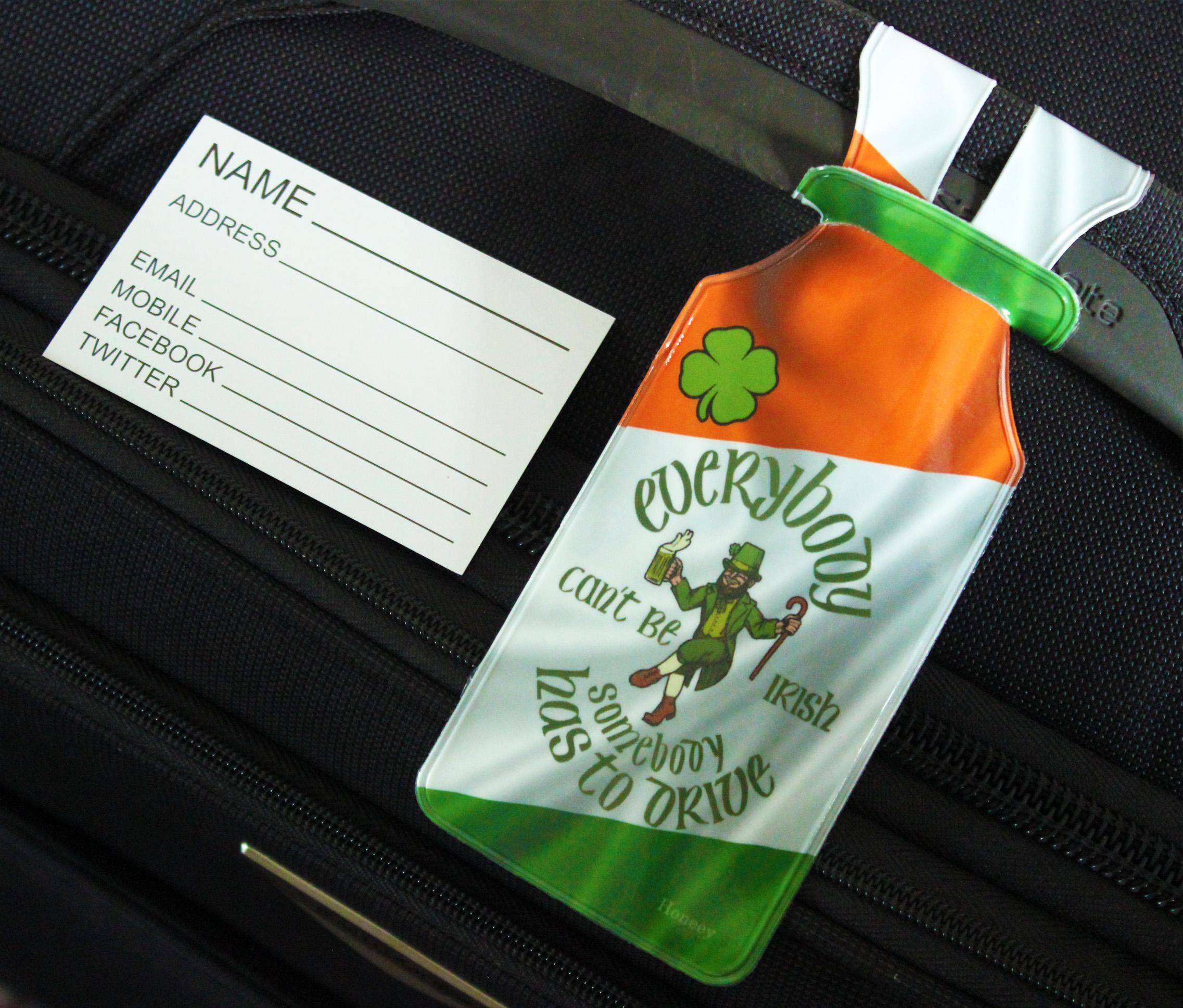 Irish Luggage Tag