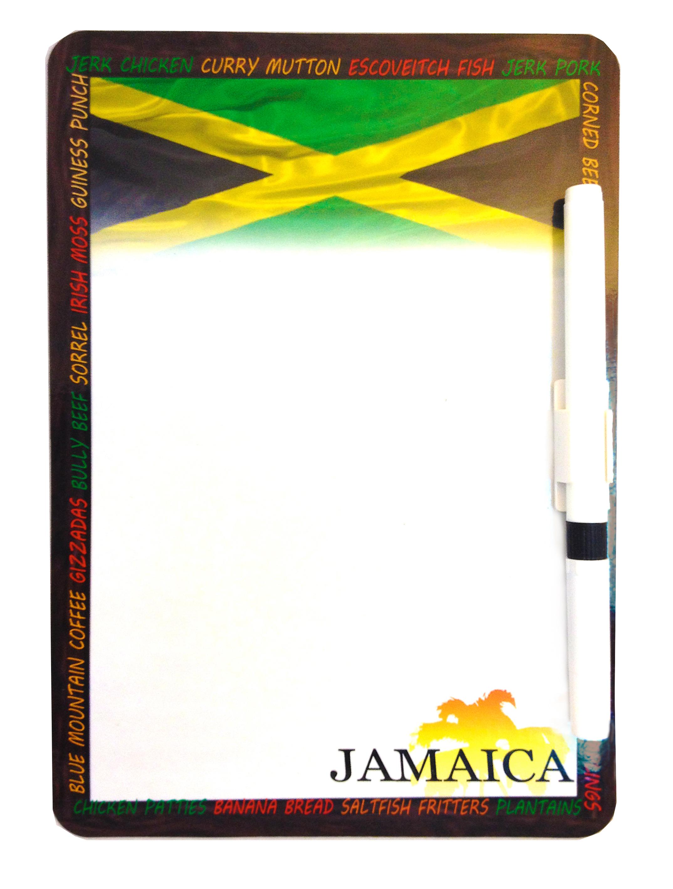 Jamaica Magnetic Reminder Memo board