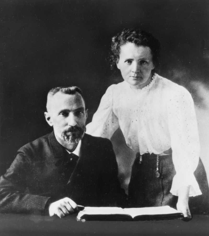 Marie and Pierre Curie circa 1903