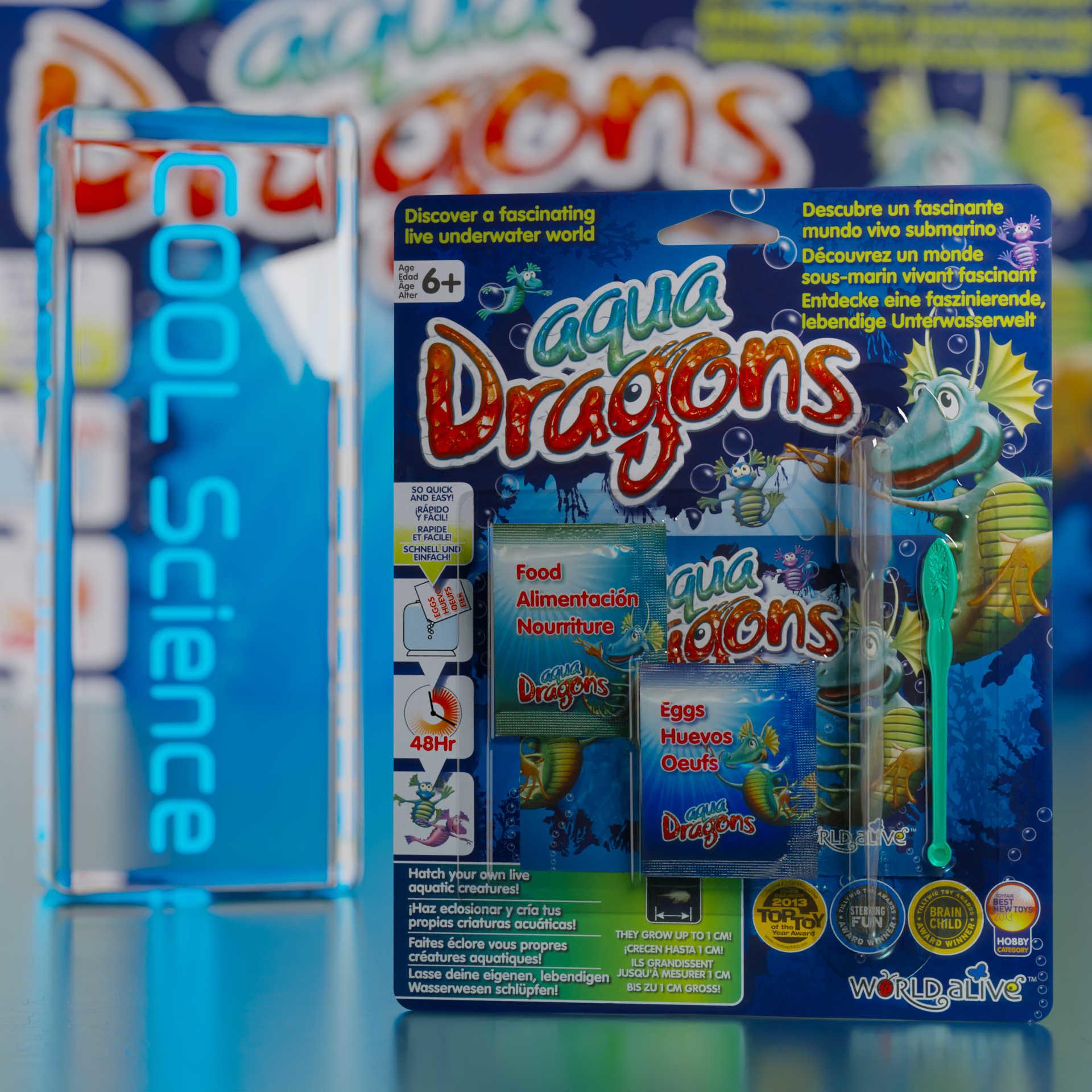 Front View of the Aqua Dragons Kit