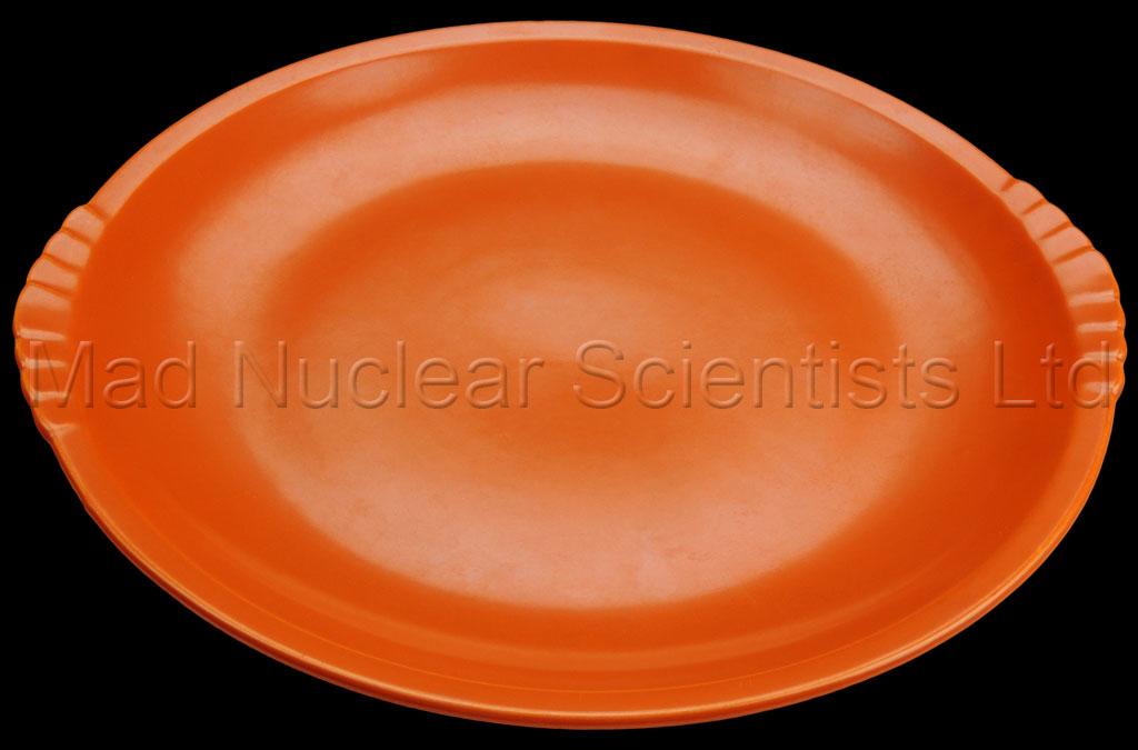 Uranium Glazed Pottery Platter