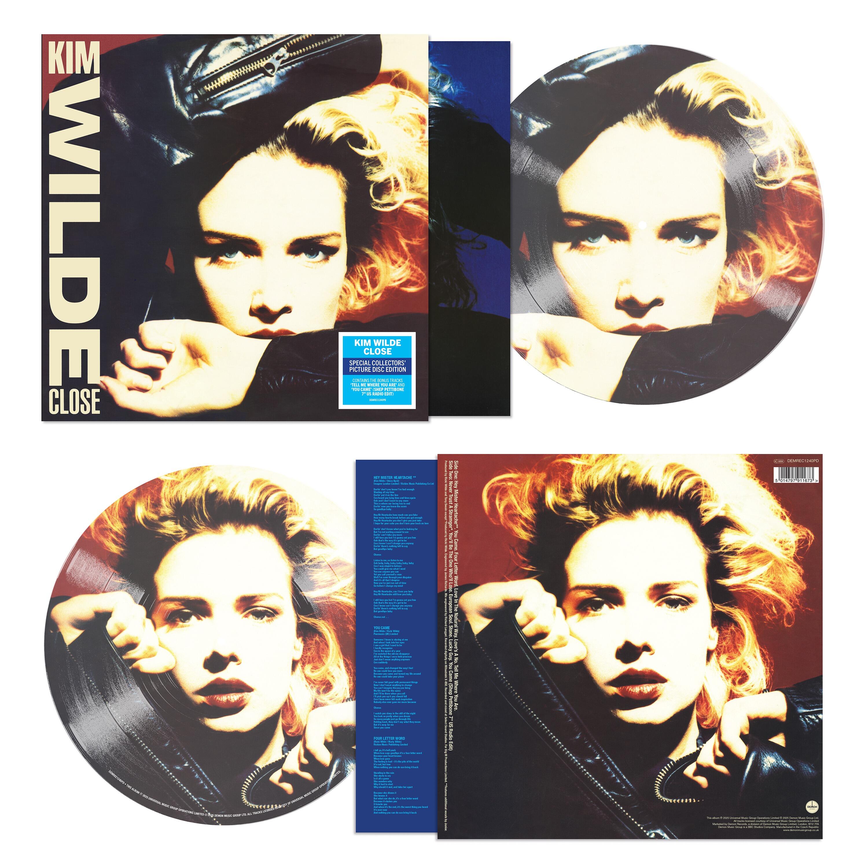 KIM WILDE - Close - Picture Disc LP
