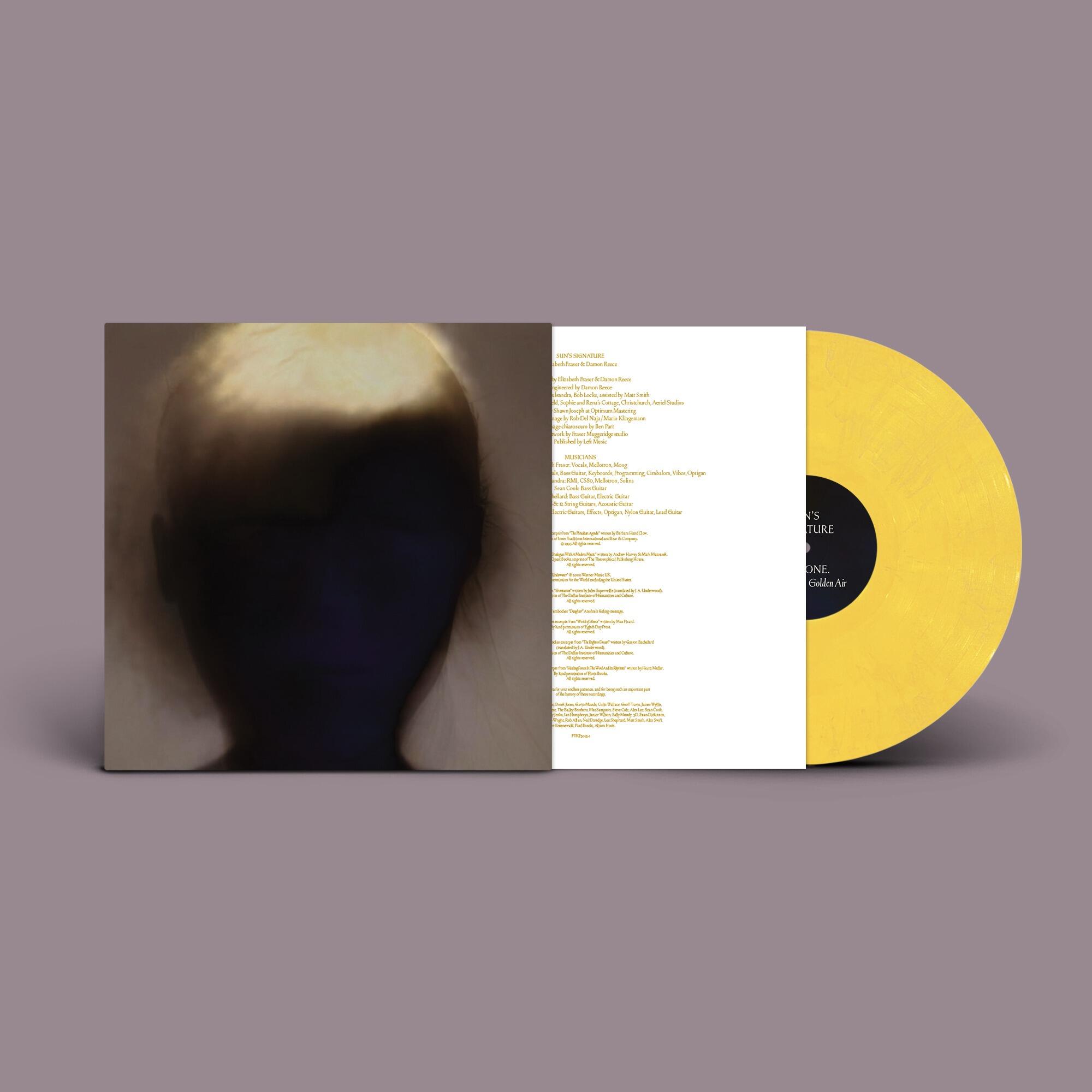 SUN'S SIGNATURE - Self Titled - Yellow Marbled Vinyl EP (Liz Fraser ...