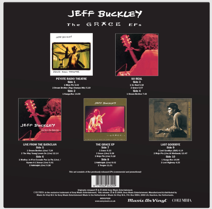 PRE-ORDER** JEFF BUCKLEY - The Grace EPs - 5 12