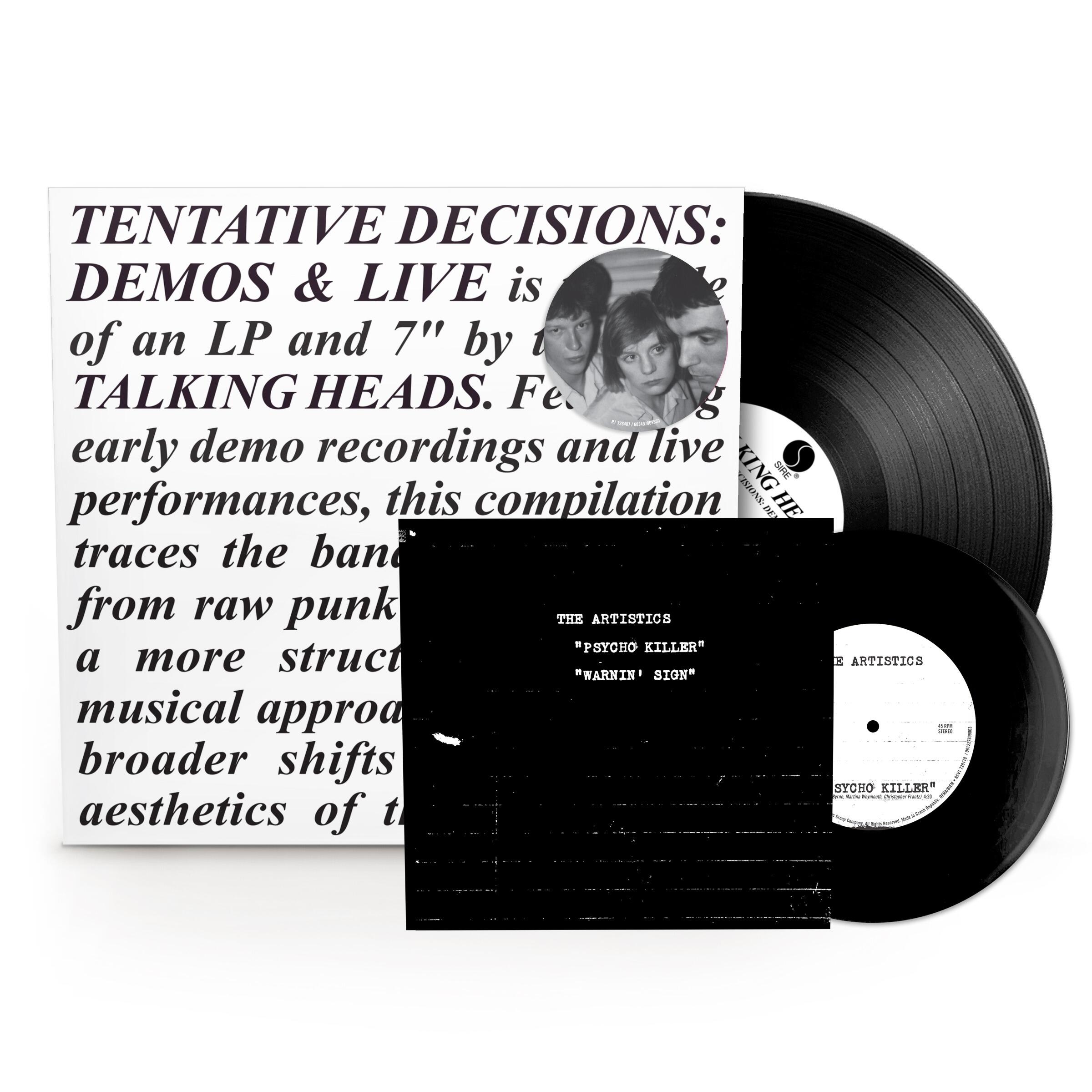 TALKING HEADS - Tentative Decisions: Demos & Live - Vinyl LP with 7"