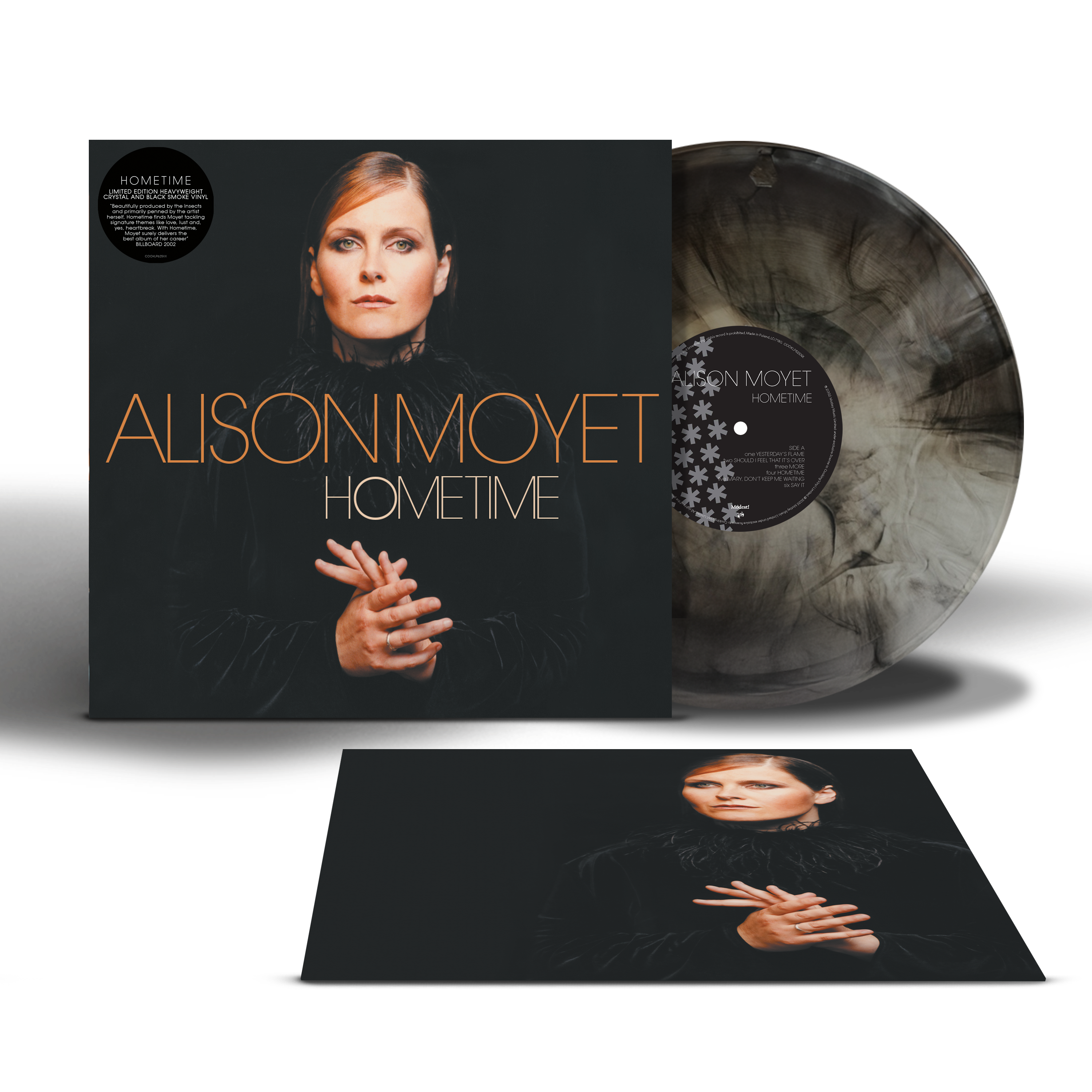**PRE-ORDER** ALISON MOYET - Hometime - Crystal & Black Smoke LP