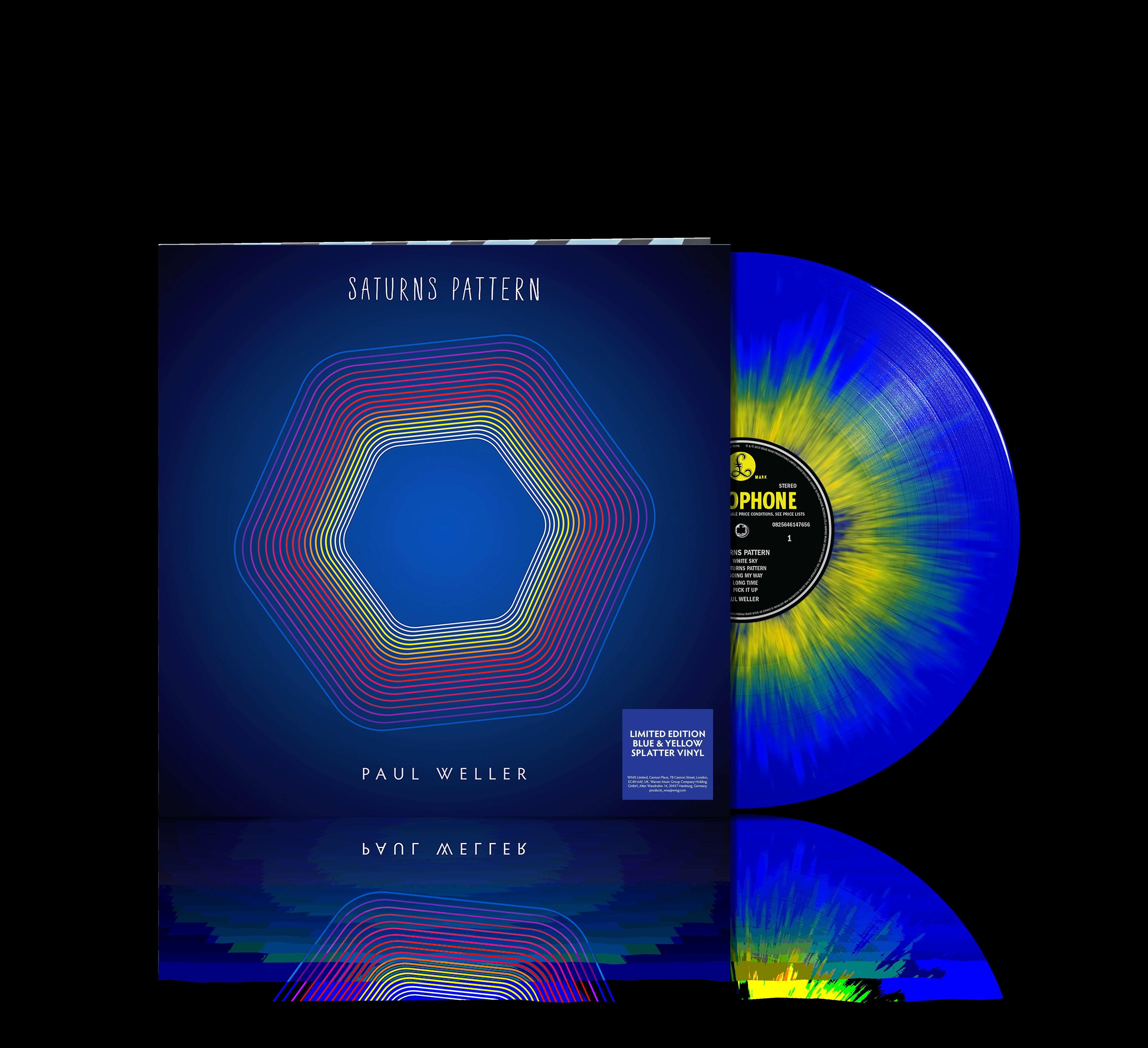 PAUL WELLER – Saturns Pattern – Blue & Yellow Splatter | Revived