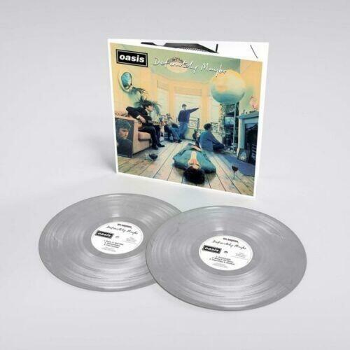 OASIS DEFINITELY MAYBE (REMASTERED) Silver Vinyl