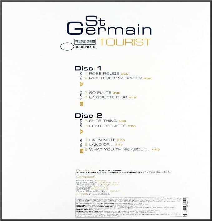 ST GERMAIN Tourist Double Vinyl LP