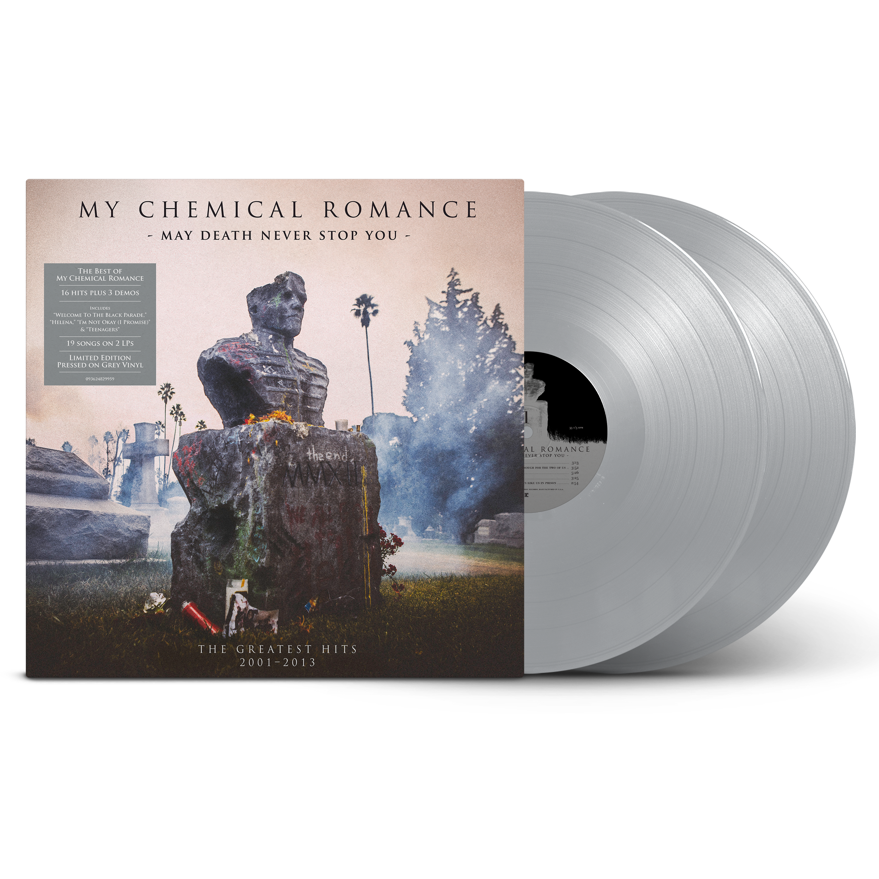 MY CHEMICAL ROMANCE - May Death Never Stop You - Double Grey Vinyl LP