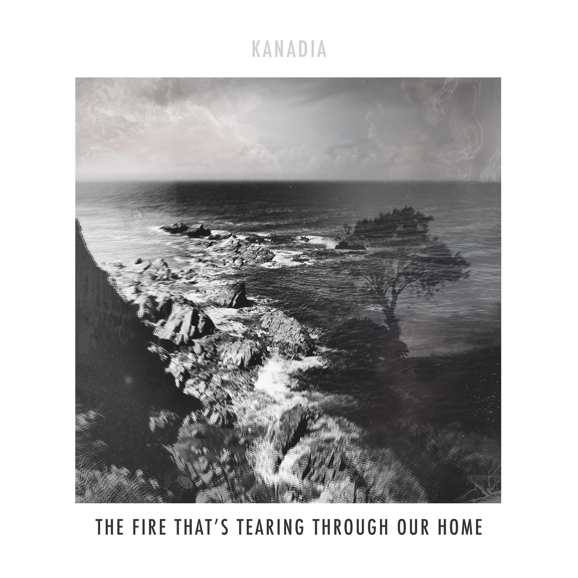 KANADIA - The Fire That's Tearing Through Our Home - Double White and Pink Swirl Vinyl LP