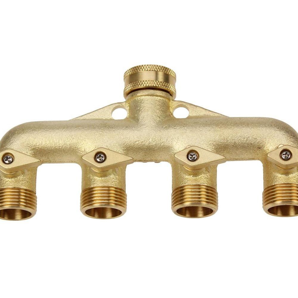 Darlac 4 Outlet Brass Tap Manifold