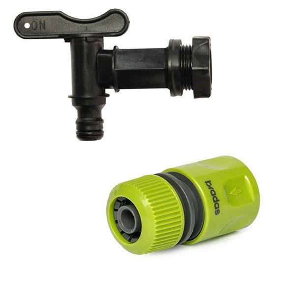 Waterbutt Tap and Hose Connector Set