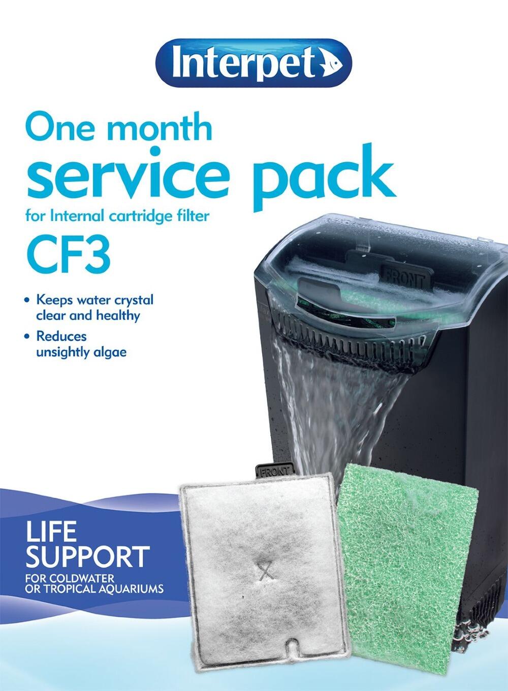 Interpet CF3 Filter 1 Month Service Pack