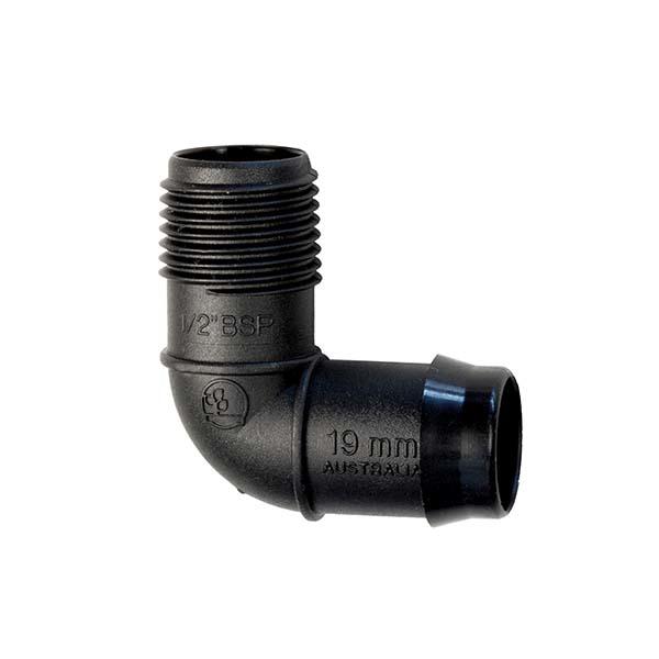 Antelco 19mm x 1/2" Threaded Elbow Connector