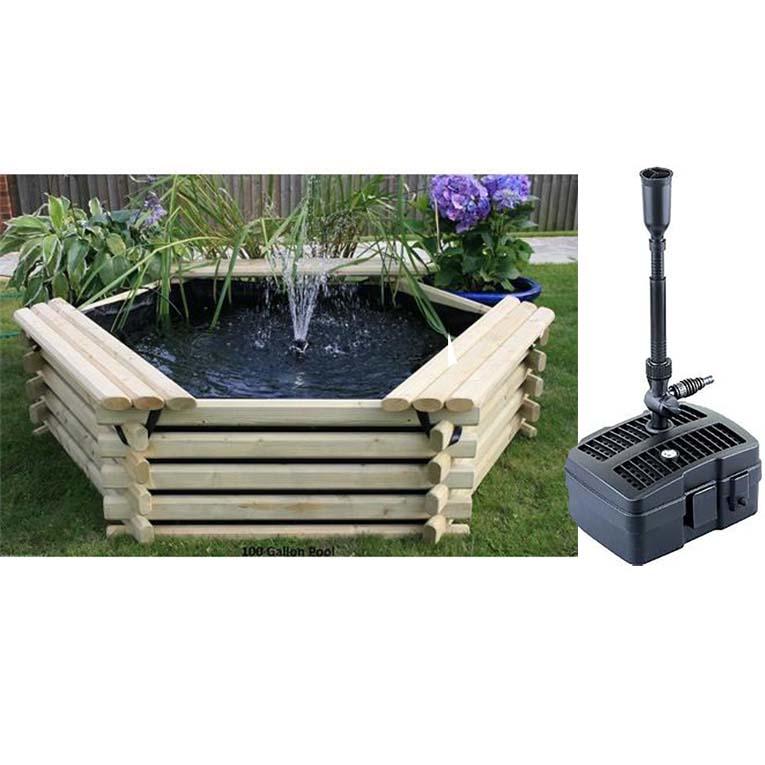 Norlog 100 gallon all in one pond kit
