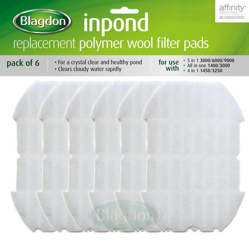Blagdon Inpond Filter Polymer Wool x 6 - 1051166