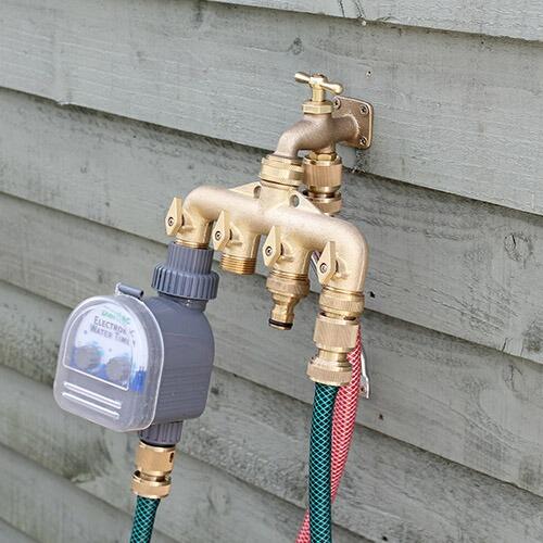 Darlac 4 Outlet Brass Tap Manifold