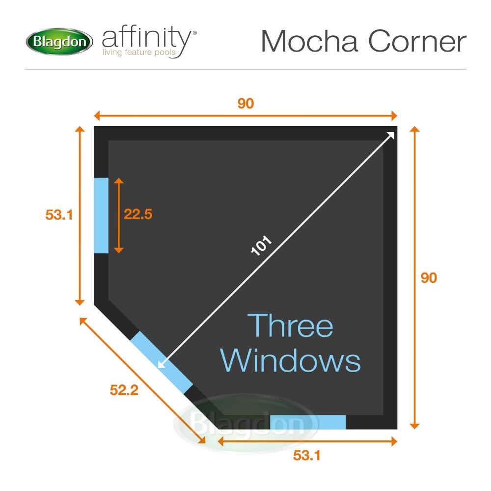 Blagdon Affinity Mocha Corner Pond Plan