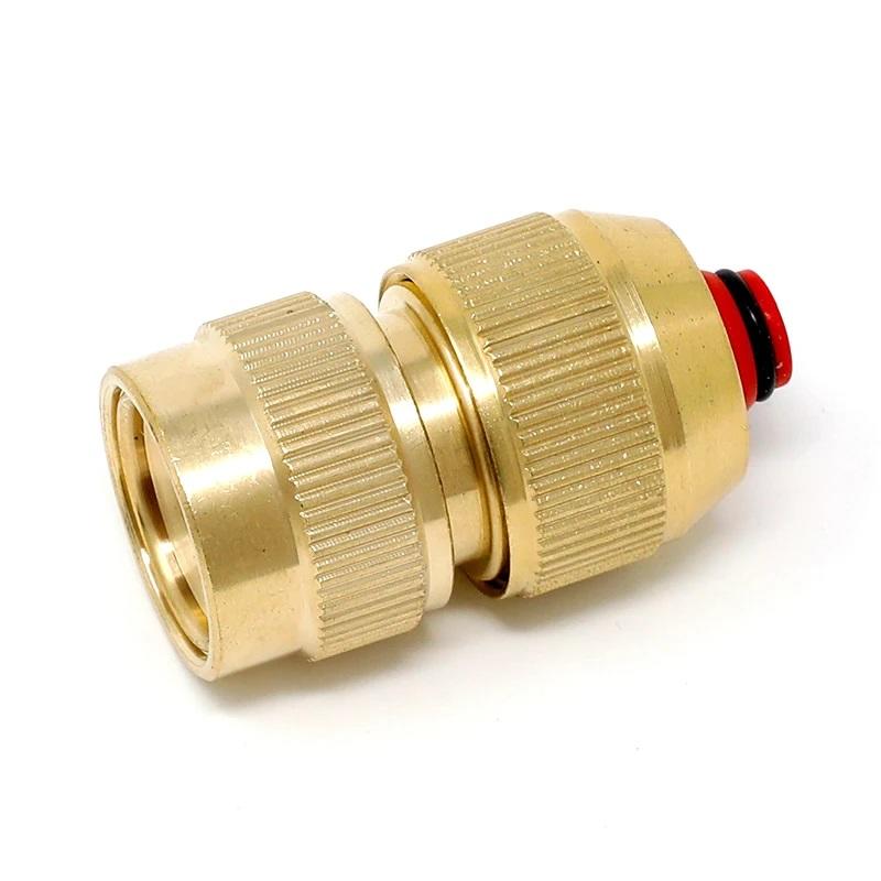 Brass Quick Connector with AutoStop 1/2
