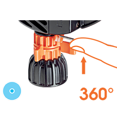 Claber Impact Tripod Sprinkler - 8709 Adjustment