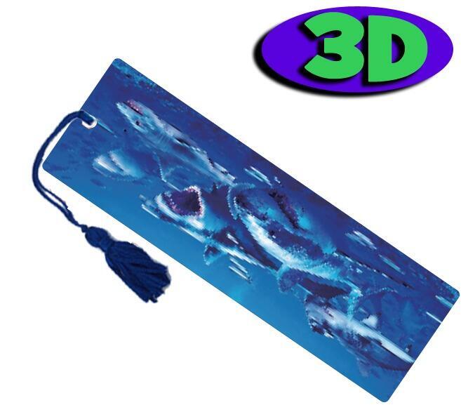 3D Bookmarks | Stunning Shark Attack Bookmark - Ideal Reading Incentive/Class Present