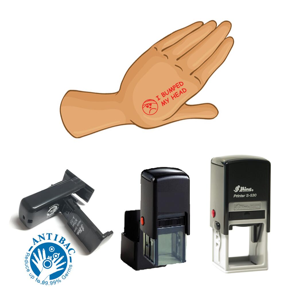 Round, Rectangle, Square Self-inking Hand Stamps