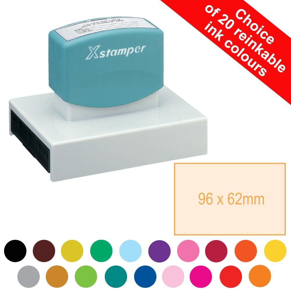 Office/School Stamp | 62x96mm Xstamper N28 Large Self-inking Custom ...