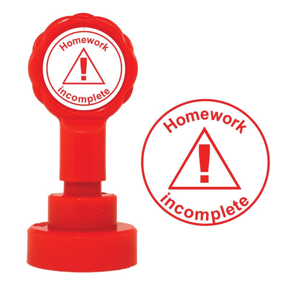 Teacher Stamp Sale | Homework incomplete Teacher Stamp (Xclam) - SALE ITEM
