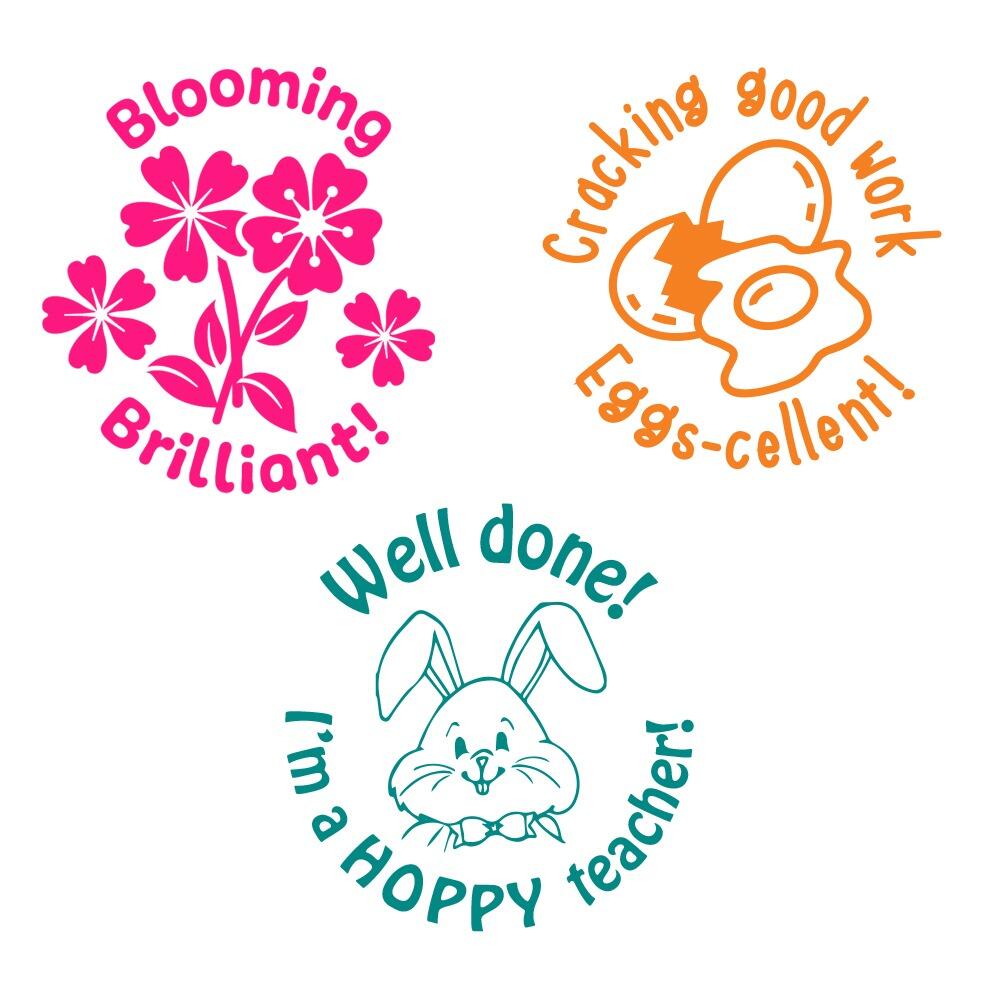 Teacher Stamps | Easter Themed Fun Teacher Stamps for Marking