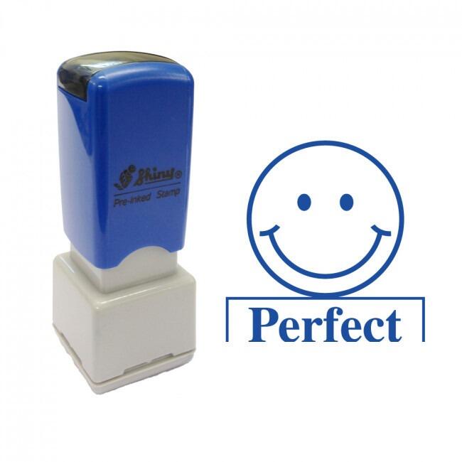 Teacher / Loyalty Stamp | Smiley Face, Perfect Self-inking Teacher Stamps - 13mm