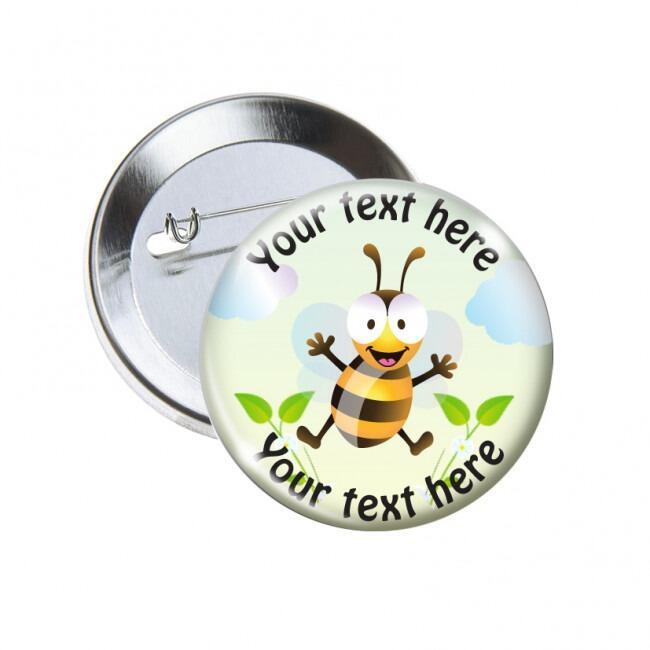 Custom Badges | Great Value, Cute Animal/Nature Design Personalised Metal Pin Badges