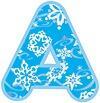 Classroom Display Lettering | T79045 10cm Snowflake Design Letters and Numbers x 70