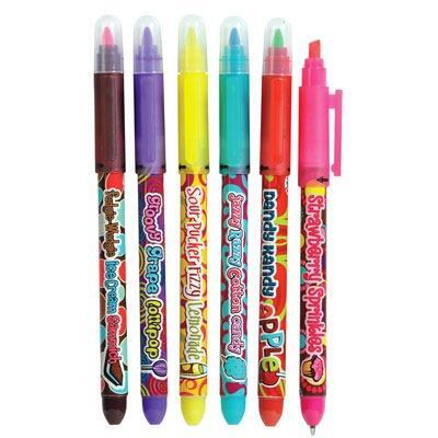 Scented Pens & Pencils | Fun Smelly Stationery for Kids & Teachers: Highlighters and HB Pencils