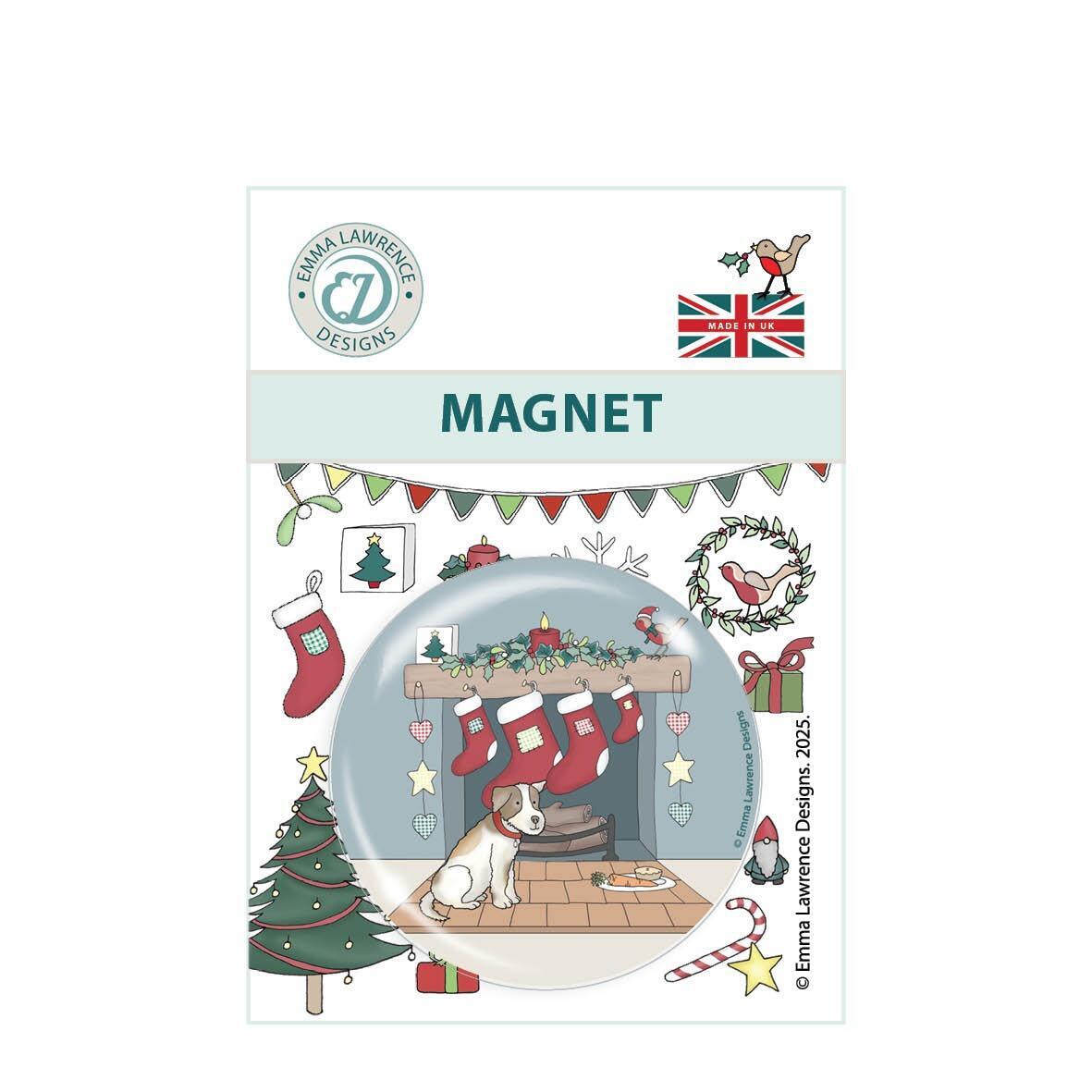 Christmas Fridge Magnets | Stunning Festive Designs by Emma Lawrence Designs. UK Made.